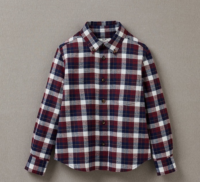 100% COTTON FLANNEL 
BOYS SHIRT