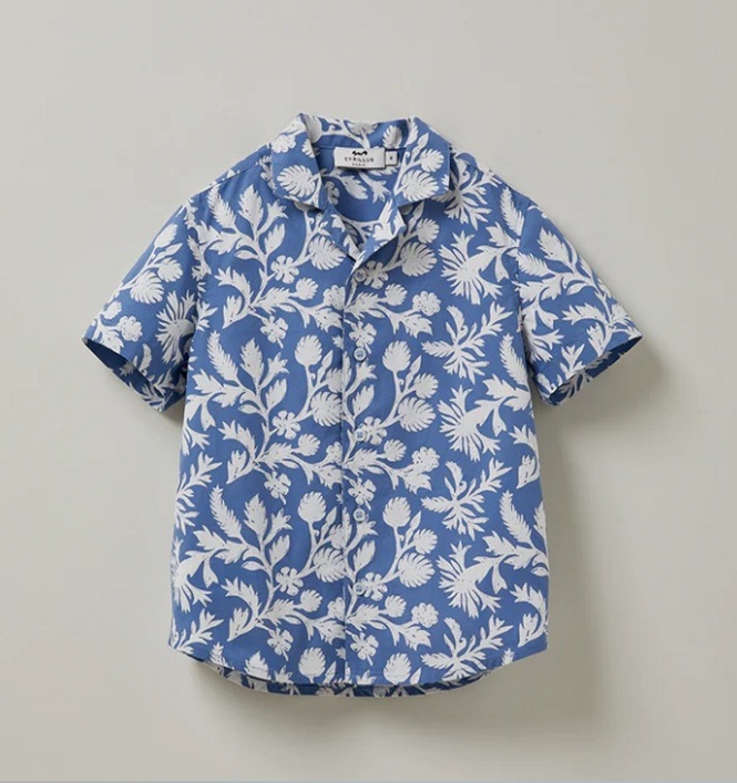 100% RAYON FLORAL SHIRT


