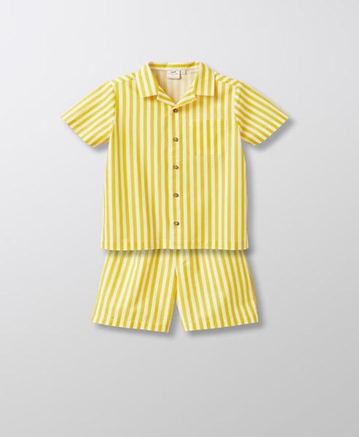 100% COTTON STRIPED BOYS PYJAMA SETS
